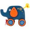 Dřevěný slon se šnůrkou pro děti Elephant Toodle