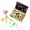 Ecotoys dřevěná magnetická tabulka Puzzle
