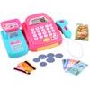 Dětská elektronická pokladna s kalkulačkou Deluxe Shopping růžová
