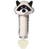 BabyOno Plyšová pískací hračka Racoon Rocky Mýval, černo-bílý