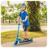Dětská skládací koloběžka Scooter se svítícími koly - modrá