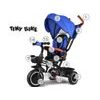 Dětská tříkolka Tiny Bike s otočným sedadlem 3v1 modrá
