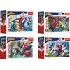 Minipuzzle 54 dílků Spidermanův čas - mix 4 druhy