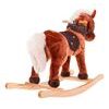 Plyšový houpací kůň Ferda - hnědý