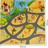 Ecotoys pěnová puzzle hrací deka Zvířátka 93 x 93 cm