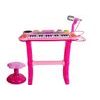Dětské elektronické klávesy s mikrofonem a židličkou Music Station