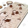 Slnečná sústava - edukatívne drevené puzzle - ČESKÁ VERZIA