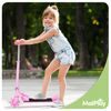Dětská skládací koloběžka Scooter se svítícími koly - růžová