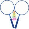 Badminton dětská sada - 2 pálky + 3 košíčky - mix 2 barvy