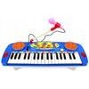 Dětské elektronické klávesy s mikrofonem a nahráváním Music Keyboard modré