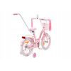 Mexller dětské kolo Village 16" s vodící tyčí světle růžové