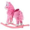 Plyšový houpací kůň Ferda - růžový