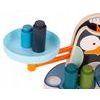Dřevěná naučná váha pro děti Penguin Balance