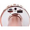 Bezdrátový karaoke mikrofon Hifi Speaker Rose Gold