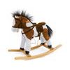 Houpací koník s melodií Milly Mally Jurášek tmavě hnědý