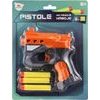 Pistole na pěnové + 3ks nábojů - mix 2 barvy