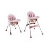 Ecotoys jídelní židlička 2v1 Pink HC823 růžová