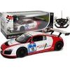 Auto na dálkové ovládání Audi R8 LMS Rastar červenobílé