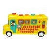 Huile Toys interaktivní naučný autobus pro nejmenší se zvuky School Bus