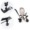 Ecotoys dětská tříkolka s otočným sedadlem Trike 2v1 béžová