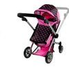Kočárek pro panenky 2v1 Alice - růžový