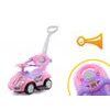 Odrážedlo Mega Car s vodící tyčí 3v1 růžové