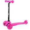 Dětská koloběžka Scooter 717 se svítícími koly - růžová