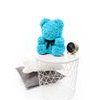 Medvídek z růží modrý Rose Bear 25 cm