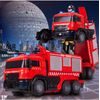 Robot transformer - požární auto 2v1 Fire Truck na dálkové ovládání
