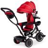 Ecotoys dětská tříkolka s otočným sedadlem Trike 2v1 červená