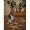 Dinosaurus - anatómia tela - edukatívne puzzle - SLOVENSKÁ VERZIA