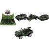 Auto vojenské mini - mix 4 druhy