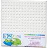 LW Toys Oboustranná deska 16 x 16 (bodů) - bílá