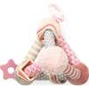 Edukační hračka Baby Ono pyramida Tiny Yoga pink