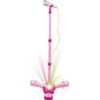 Mikrofon karaoke růžový - na baterie