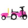 New Holland dětské odrážedlo traktor s přívěsem - růžové