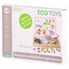 Ecotoys dřevěná magnetická tabulka Puzzle