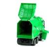 Velký popelářský vůz zelený