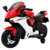 Dětská elektrická motorka Superbike červená