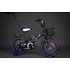 Mexller dětské kolo BMX 16" s vodící tyčí černomodré