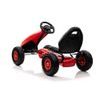 Dětská šlapací motokára s nafukovacími koly Formule 208 - červená