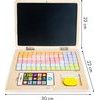 Ecotoys dřevěný notebook s magnetickým monitorem