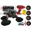 Auto na dálkové ovládání 4x4 s výměnnými koly Rock Climber 1:18 černo-zelené