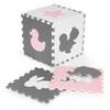 Ecotoys pěnová puzzle hrací deka Pink Puzzle 151 x 151 cm