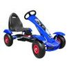 Dětská šlapací motokára s nafukovacími koly Formule 618 modrá