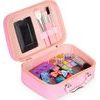 Sada dětské kosmetiky v kufříku + zrcátko a UV LED lampa