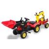 Dětský šlapací traktor Nakladač + bagr s přívěsem