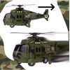 Interaktivní vojenská helikoptéra se světly a zvuky Army Rescue 1:16