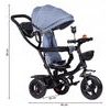 Ecotoys dětská tříkolka s otočným sedadlem Trike 2v1 šedá