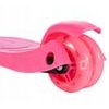 Dětská koloběžka Glow Scooter se svítícími koly růžová